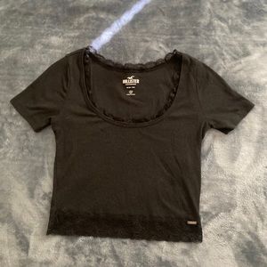 Hollister baby tee crop top